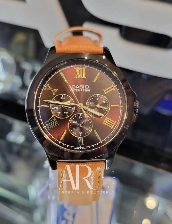 Reloj casio de cuero